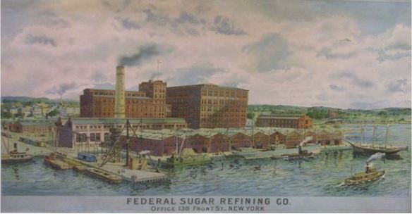 19_Postkarte_Zuckerindustrie_Federal-Sugar-Refining_Yonkers_Hudson_Produktionsstaette